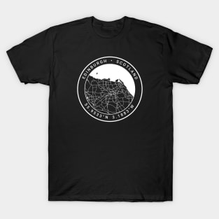 Edinburgh Map T-Shirt